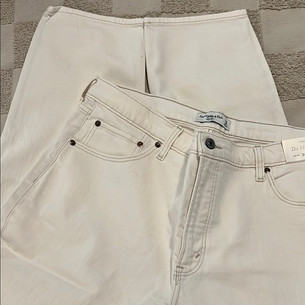 Abercrombie White Denim Jeans